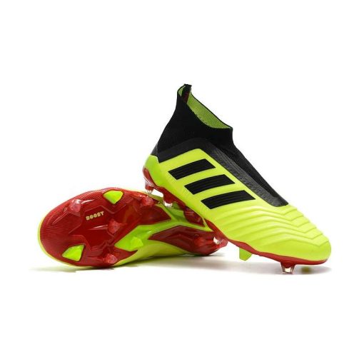 Adidas Predator 18+ FG Dames - Geel Zwart_5.jpg